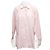Top de algodón con botones rosa y blanco Loewe Talla IT 36