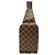 Borsa a tracolla Louis Vuitton Damier Ebene Geronimos marrone