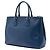 Borsa Tote e Borsa a mano Prada Large Saffiano Lux Galleria Double Zip Blu - vista 2
