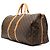 Borsa da viaggio marrone Louis Vuitton Monogram Keepall Bandouliere 55 - vista 2