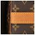 Borsa da viaggio marrone Louis Vuitton Monogram Keepall Bandouliere 55 - vista 5