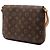 Bolso de hombro Louis Vuitton Monogram Musette Tango de correa corta marrón Castaño - vista 2