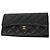 Cartera larga Chanel Classic Caviar Flap Negra Negro