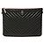 Clutch Chanel Medium CC Chevron Caviar O Case Black Nero