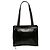 Tote in agnello nero con CC e tasca frontale con zip Chanel