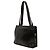 Tote in agnello nero con CC e tasca frontale con zip Chanel - vista 2
