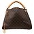 Borsa Hobo Louis Vuitton Monogram Artsy MM marrone