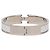 Bracciale Hermès Narrow Enamel Clic H Argento GM - vista 3