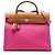 Borsa Hermès Toile Herbag Zip 31 rosa