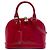 Borsa Louis Vuitton Monogram Vernis Alma BB rossa Rosso