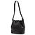 Borsa bucket in pelle nera Burberry con coulisse Nero - vista 2