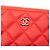 Clutch Chanel Medium Quilted Lambskin Orange O Case Arancione - vista 5