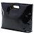 Tote Chanel CC traforato in vernice nero - vista 2