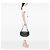 Chanel Large Metallic Caviar Half Moon Flap Schultertasche in Grau - Ansicht 7