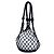 Borsa bucket in rete e pelle nera Prada Nero - vista 2