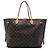 Borsa Tote Louis Vuitton Monogram Neverfull GM marrone