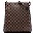 Borsa a tracolla Louis Vuitton Damier Ebene Musette Salsa GM marrone