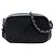Borsa a tracolla Chanel Mini Coco Boy in agnello trapuntato nero