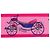 Foulard Twilly in seta rosa Hermès Les Voitures Nouvelles - vista 5