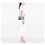 Borsa a tracolla Chanel Small Classic Chevron in agnello blu - vista 6