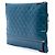 Clutch Multi Zip in agnello trapuntato CC blu Chanel - vista 2