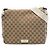 Borsa a tracolla Gucci GG Canvas beige