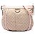 Borsa a tracolla Abbey D Ring in tela GG Gucci rosa