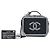 Borsa Vanity Chanel Small Caviar Striped CC Filigree Nera Nero - vista 6