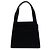 Borsa a mano Chanel in scamosciato nero con logo
