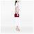 Borsa Louis Vuitton Monogram Vernis Alma BB Rossa Rosso - vista 6