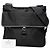 Borsa a tracolla Black Prada Saffiano Trimmed Tessuto Zip Top Nero - vista 7