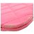 Pochette in agnello trapuntato Chanel CC rosa - vista 10