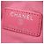Pochette in agnello trapuntato Chanel CC rosa - vista 5
