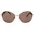 Gafas de sol Chanel Oversized en metal dorado