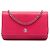 Borsa a tracolla Chanel Caviar Bicolor CC Wallet On Chain rosa