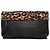 Clutch Lanvin in pelle nera e marrone e pelo di pony con stampa leopardata Nero - vista 2