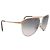 Autre Marque Alpina Metal Aviator Sonnenbrille Grau & Gold - Ansicht 2
