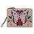 Clutch Gucci GG Supreme Web Butterfly marrone