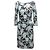 Hellblaues & mehrfarbiges Prada 2016 Vogelprint Kleid Größe IT 42 - Ansicht 2