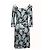 Hellblaues & mehrfarbiges Prada 2016 Vogelprint Kleid Größe IT 42 - Ansicht 4