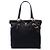 Borsa Tote Satchel Convertible Tessuto nera Prada Nero