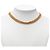 Collana a doppia catena placcata oro Chanel Gold D'oro - vista 5