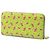 Grünes Prada Saffiano Watermelon Zip Around Long Wallet - Ansicht 2