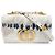 Piccola borsa a tracolla Dior Small Tie Dye Denim Caro bianca Bianco