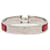 Pulseira Hermès Narrow Enamel Clic H Vermelha PM Vermelho  - vista 3