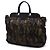 Borsa a mano Prada Tessuto Gaufre Camouflage marrone - vista 2