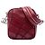 Borsa Camera Bag in jersey e pelle di agnello con scaglie CC rosso Chanel