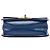 Borsa a tracolla con catena e chiusura Turnlock in Saffiano blu Prada - vista 3