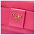 Borsa a tracolla crossbody Prada Saffiano Lux Bow Wallet On Strap rosa - vista 5