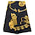 Sciarpa in seta Hermès Les Cavaliers d Or 90 nera Nero